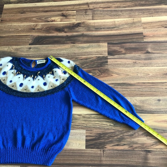 Vintage Magnolia beaded sweater - Picture 7 of 9